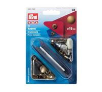 Prym Boutons-pression Anorak 15 mm Cal. Vieux Laiton + Outil Or
