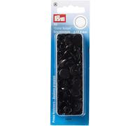 Prym Boutons Pressions, Plastique, Noir, 12,4 Mm, Set De 30 Pièces