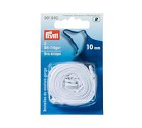 Prym Bretelles de Soutien-Gorge 10 Mm Blanc Bra Straps, Polyamide, polyuréthane, White, Taille unique
