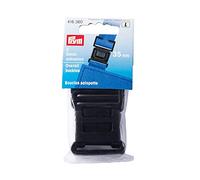 Prym Buckle Clip, Plastique, Black, 35 mm, schwarz, 2 Stück