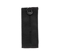 Prym Bunderweiterung Knopf Schwarz 80 x 35 mm Estensione, Cotone, Nero