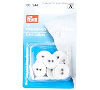 Prym Buttons, Acier Inoxydable, Lin, White, Taille Unique