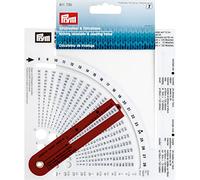 Prym Calculatrice pour tricot – plastique blanc – 1 pièce