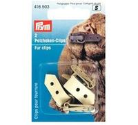 Prym Clips fourrure noir – 2 pièces