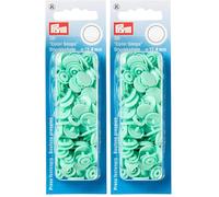 Prym Color Snaps Fermetures De Presse 30 Pièces, Taille 12,4 mm, Menthe, Un (Lot de 2)