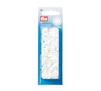 Prym Colour Snaps, Round 12.4mm x 30 Sets - White