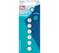 Prym Coque Plastique Boutons sans Outil Blanc - par Lot de 6