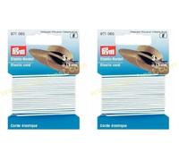 Prym - Cordon Elastique Blanc (1,5 mm, 3 m) - 1 Unité (Lot de 2)