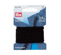 Prym - Cordoncino per Parka, Gold Zack, 4Mm, L.:1,5M, Nero