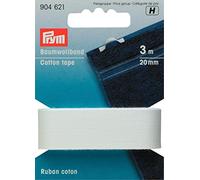 Prym Cotton Tape 20 mm White