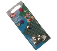 Prym Boutons à recouvrir Laiton argenté 15 mm Sans outil