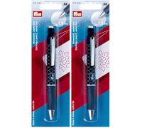 Prym Crayon à cartouche avec cartouches de recharge, violet, marquage blanc (Lot de 2)