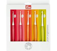 Prym Crochet pour Laine Ergonomie Set 3.50 - 6.00 MM 218440, Doux Poignée