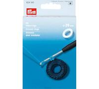 Prym Crocheter Anneaux, Plastique, Blanc, Un Taille, Set de 96 Pièces
