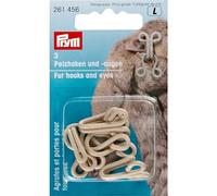 Prym Crochets et yeux en fourrure – 3 pièces – Beige