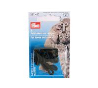 Prym Crochets Et Yeux en Fourrure 3 Pièces, Noir