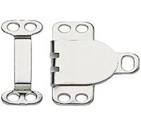 Prym Crochets pour Pantalon Et Jupe, Metal, Argent, maulbreite 9,5 mm, Couleur, 3 pièces, Set