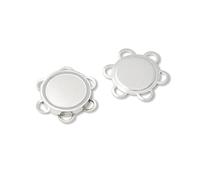 Prym Cucire Pulsante Magnetico, Metallo, Argento, 9.3 x 5.7 x 0.7 cm