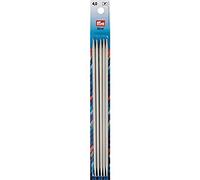 Aiguilles à tricoter Prym 2 pointes 20 cm - 4,00 mm - Gris perle