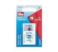 Prym Double Sewing Machine Needles Sys. 130/705 Stretch 75/2.5