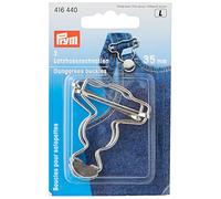 Prym Boucles 416440-1 Laiton, Argent Taille unique Set de 2 pièces