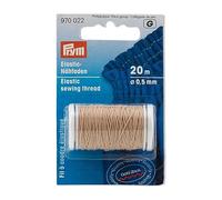 Prym - élastique Coudre Sable de Couleur (0,5 mm, 20 m) Fil - 1 unité