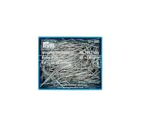 Prym Épingles à piquer, 0,80 x 30mm, Or, 50g, Laiton, Silver, 30 x 0,8mm, Set de 50 Pièces