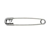 Prym Épingles de sûreté, 34mm, argenté, 1000 pièces, Alloy Steel, Silver