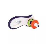Prym Ergonomics Cutter rotatif 45 mm avec aide à la découpe - Coupe-tissu pour patchwork, matelassage et couture, couture réglable de 1 à 4 cm, poignée ergonomique, pour droitiers et gauchers