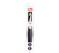 Prym - ergonomics Laine (18 cm, 12,00 mm) Crochet Crochet - 1 unité, Noir