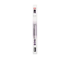 Prym Ergonomics Lot de 2 aiguilles à tricoter à pointe unique de 35,6 cm, 4,5 mm, Blanc