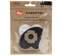 Prym FabPatch 921018 Lot de 2 patchs de réparation autocollants en 100% laine mérinos pour pulls, tricots fins, sous-vêtements et doublures, sans couture ni repassage