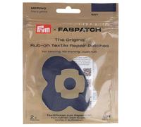 Prym FabPatch 921020 Lot de 2 patchs de réparation autocollants en 100% laine mérinos pour pulls, tricots fins, sous-vêtements et doublures, sans couture ni repassage