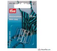 Prym – Fermoir plastique pour bikini et ceinture – Transparent 20 mm – 1 pièce