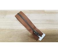 Prym - Fermeture Eclair Z14, Métal, marron moyen, 18cm