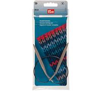Prym Ferri circolari in alluminio, 40 cm, 7,00 mm, grigio, 7,0 mm
