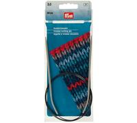 Prym Aiguilles à tricoter circulaires fixes Aluminium 80 cm Ø 3,0 mm Gris