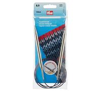 Prym Ferri circolari MS 100 cm 8,00 mm argento, ottone, 8,0 mm