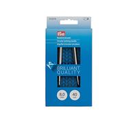 Prym ferro da calza circolare in ottone argento Lunghezza 40 cm, Poliestere, Silver, 8,0 mm