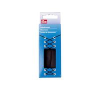 Prym Flachsenkel Satin 15 x 1000 mm Schwarz Lacets Plats, Polyester, Noir, 15 mm x 100 cm