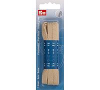 Prym Flat Laces, Beige, 75 cm x 8 mm, 2 Stück