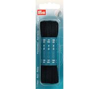 Prym Flat Laces, Black, 120 cm x 8 mm, schwarz, 2 Stück