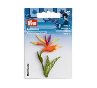 Prym, fuchsia 926690 Motif décoratif Vrille fleurs, rose/vert