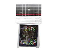 Prym Glass-Headed Pins No. 2/0 Assorted col 0.80 x 48 mm