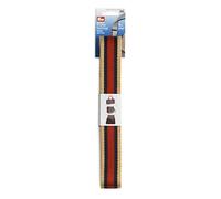 Prym Gurtband für Taschen 40mm Blau/Rot Cinghia, Poliestere, Beige/Blu/Rosso, 40 mm