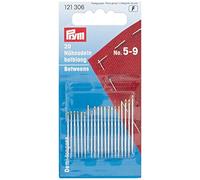 Prym Hand Sewing Needles Betweens 5-9 Assorted, Silver with Gold Eye