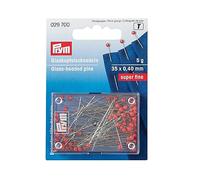 Prym Épingles à tête de verre 0,60 x 30 mm Multicolore