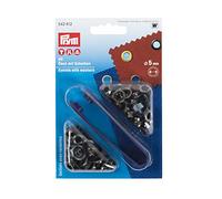 Prym Œillets 5 mm acier antique avec rondelle – lot 40 pièces 542412