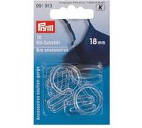Prym Kit de réparation soutien-gorge KST 18 mm transparent 10 pièces