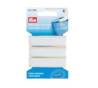 Prym Loom Elastic Extra Soft, Polyester, White, 14 x 6.7 x 1.4 cm